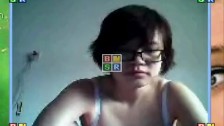 Chinese girl Skype undressing (Real)