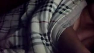 Chinese mommy plays in bed