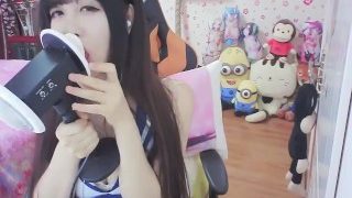 可爱清纯女主播校服风情美女主播ASMR