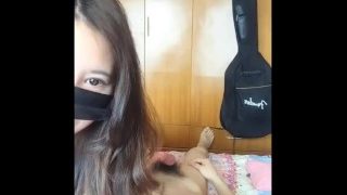 Skin white long hair young women double show 69 mutual yo!