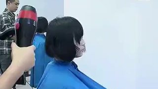 China中国卖淫女妓女剪头发尼姑