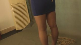 Chinese babe in bondage and ballgagged