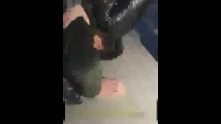 Chinese femdom Two Mistress training slave with boots 长靴调教