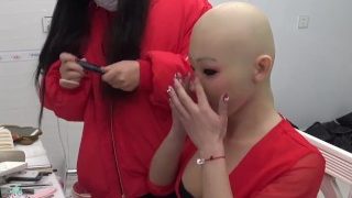 艺容美女连胸头套佩戴 Female Mask Makeup