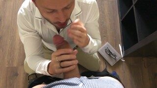 Employee of the year gets a massive facial