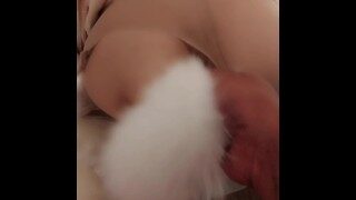 肛塞尾巴！结婚前夕在好好玩弄一次！【1500套】真实夫妻、女友套图出售 ！需要联系QQ:1871696274