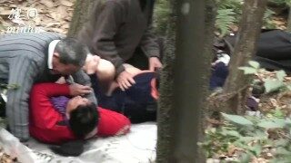 group old grandpa fuck in forest