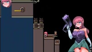 TheTownWasAttacked by Zombies [Pixel Hentai game] Ep.1 Fucked by a huge purple cock for no reason